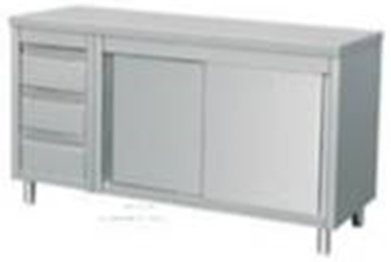 Immagine di Work table flat INOX 1800x700x850mm...