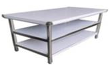 Image de Work table flat INOX 1800x800x850mm